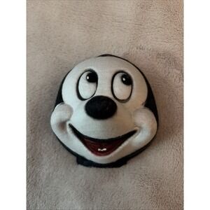 Vintage Mickey Mouse Plush Doll Original Face Gund 1940's Walt Disney